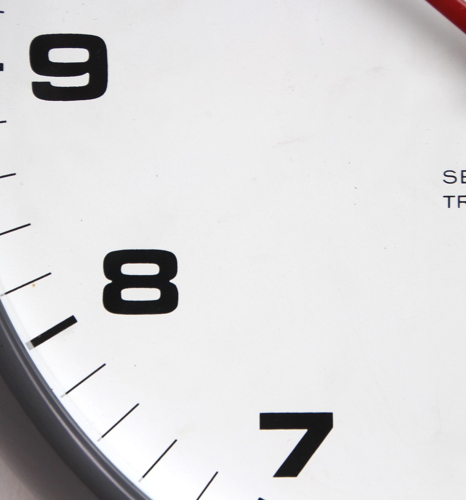 235.0 1970s British Bakelite Vintage School / Railway Wall Clock. Fully Guaranteed. London Timepiece photo