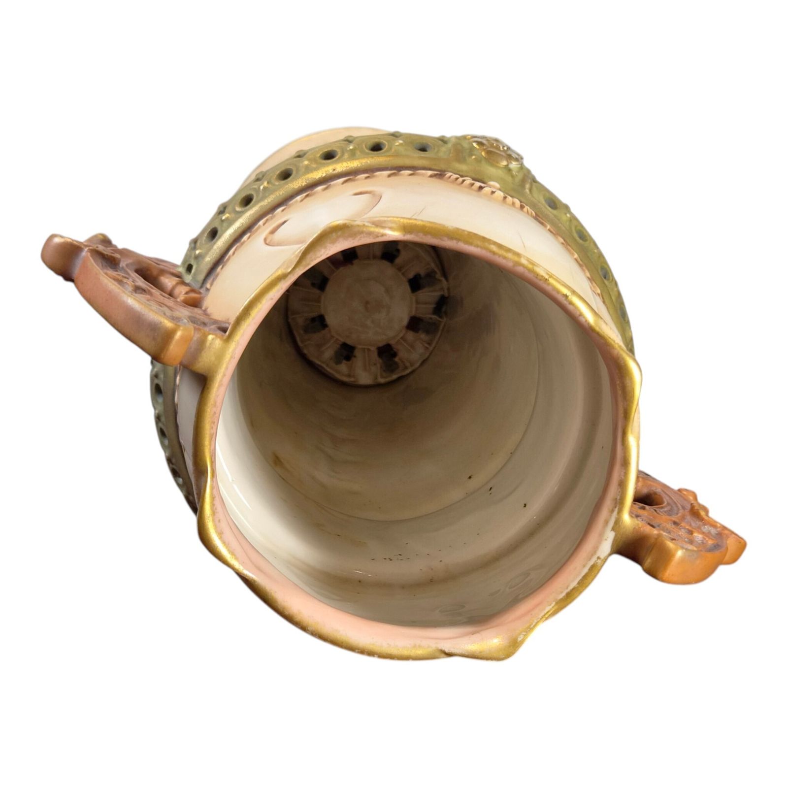 Monumental “Amphora” Turn Teplitz Art Nouveau Pottery Vase, C. 1895–1910 photo vinterior