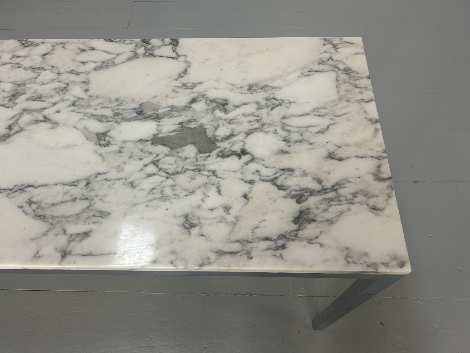 Knoll Studio "Florence Knoll" Console Table Desk In Arabescato Marble photo 5000.0