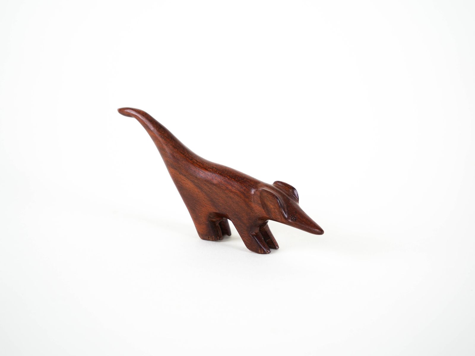 Teak Animal Figurine, Danish Design, 1970s, Made In Denmark photo vinterior