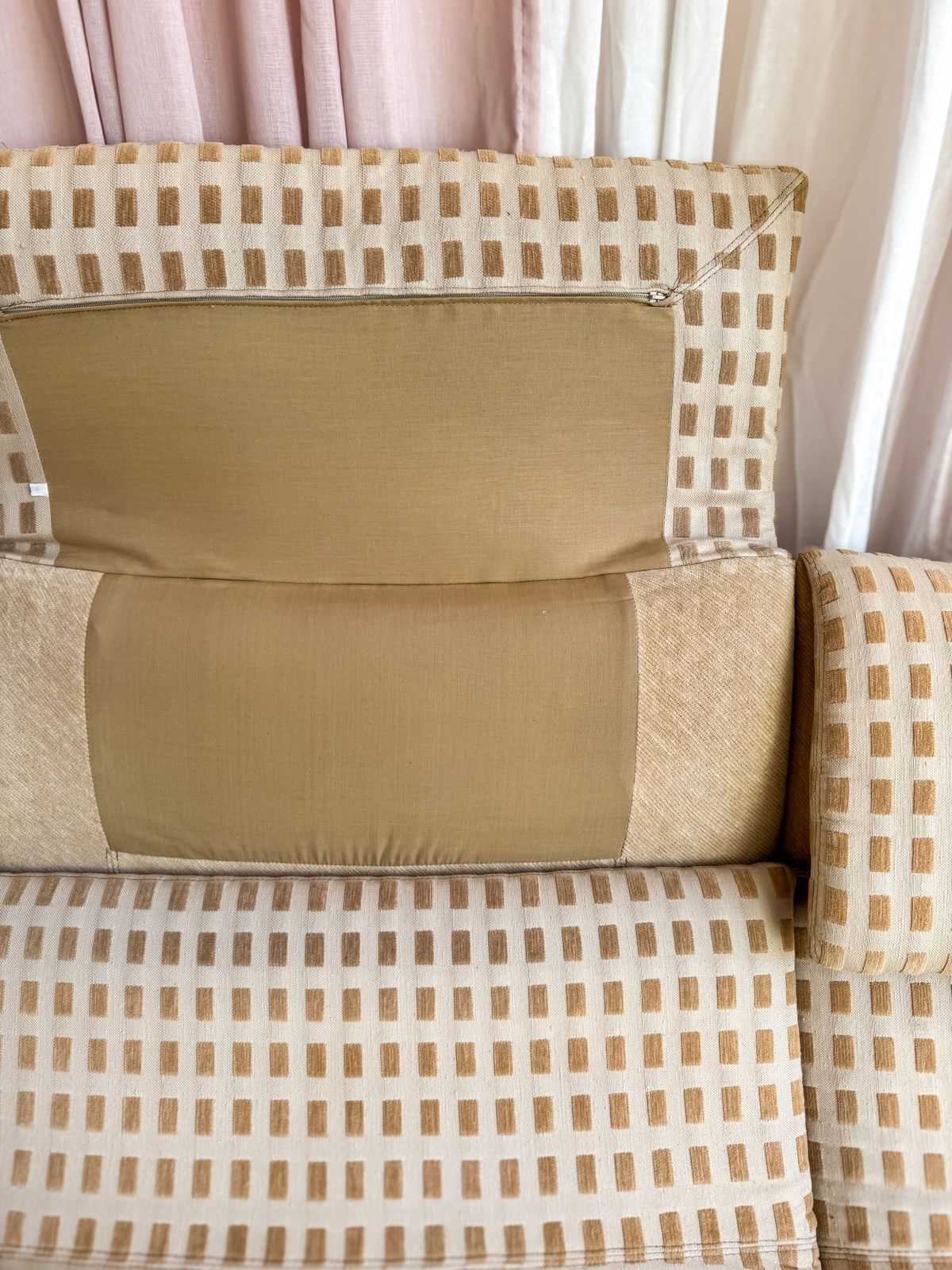 photo for sale 1970's Two Seater Sofa By Giovanni Offredi For Saporiti Italia