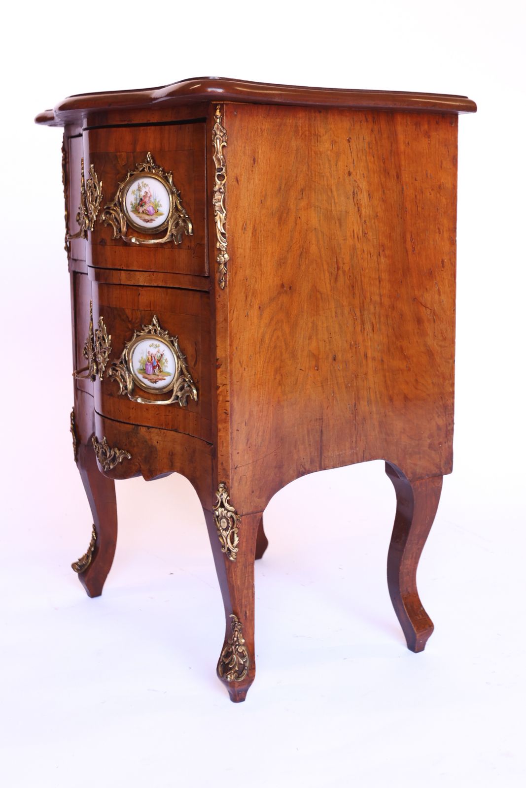 photo furniture C19th French Walnut Cameo Plaque Chest