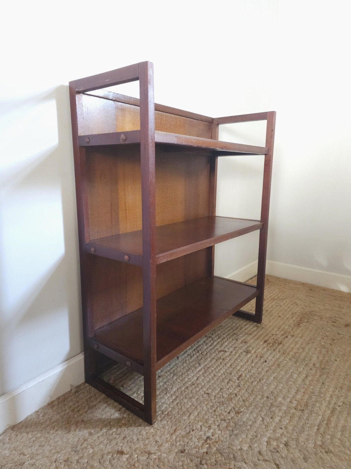 Mid Century Shelves Teak Vintage Freestanding Book Shelf Unit Retro Delivery photo furniture