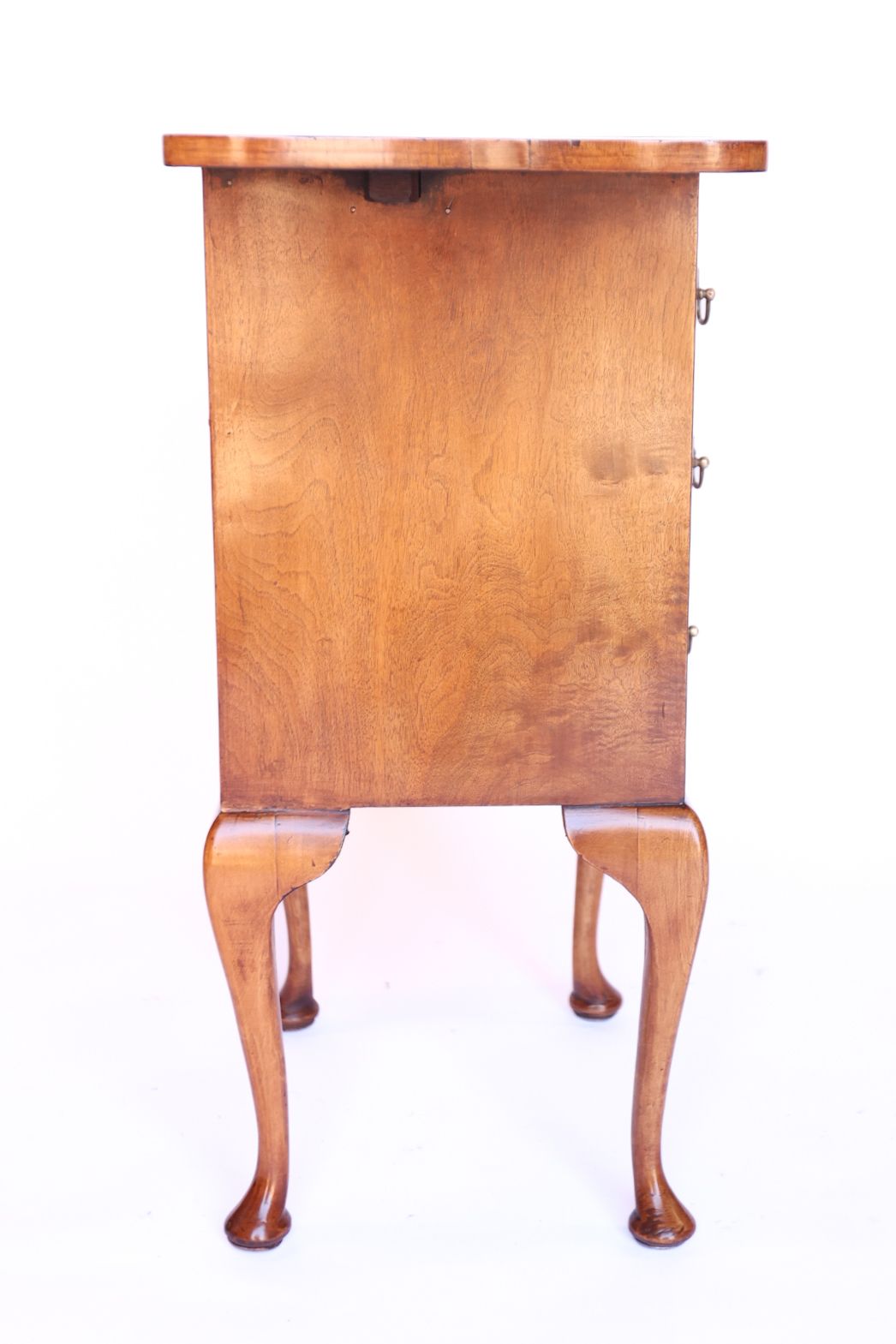 Small Burr Walnut 3 Drawer  Drop Leaf Chest 1930s photo 450.0