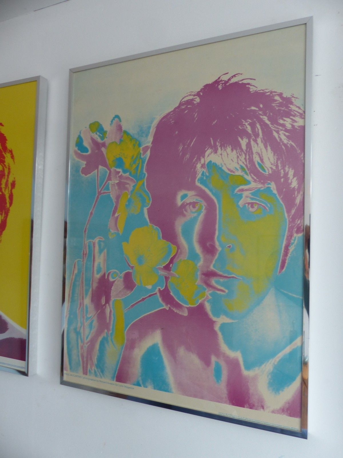 Set Four Original 1967 Richard Avedon Look Magazine Beatles Posters Vgc / Framed photo 808.0