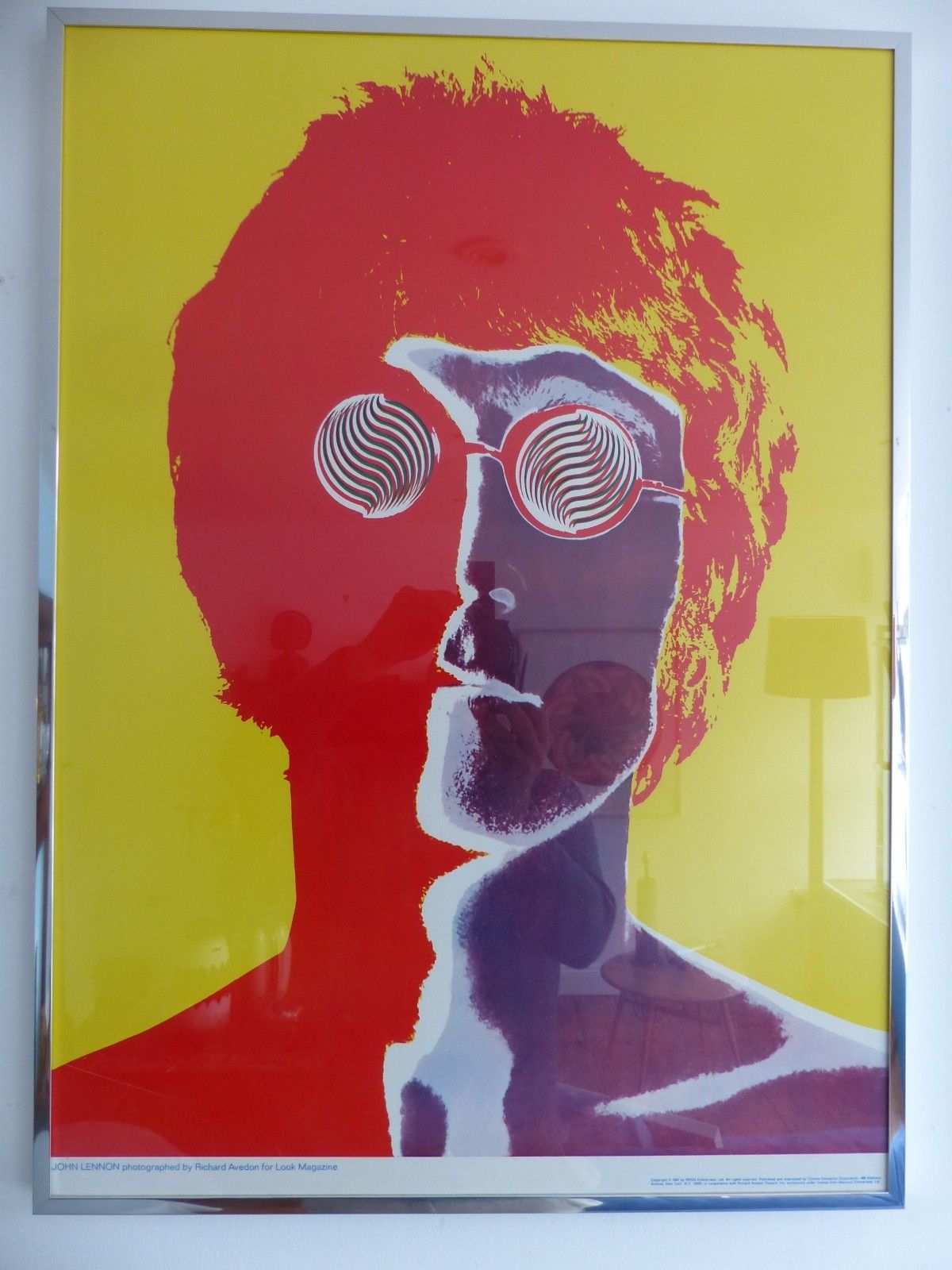 Set Four Original 1967 Richard Avedon Look Magazine Beatles Posters Vgc / Framed photo buy