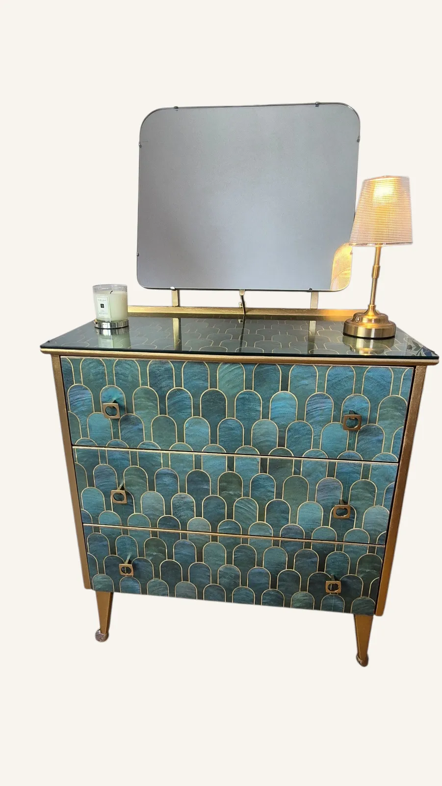 Statement Art Deco Style Chest Of Drawers photo furniture