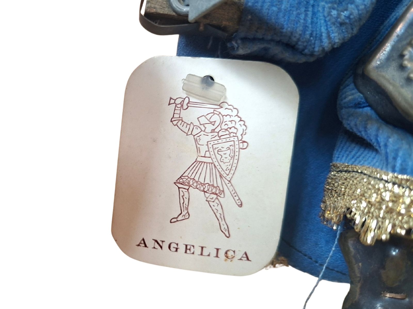 Coppia Pupi Siciliani Artigianali   Orlando E Angelica   Ditta Lanzafame photo 259.1