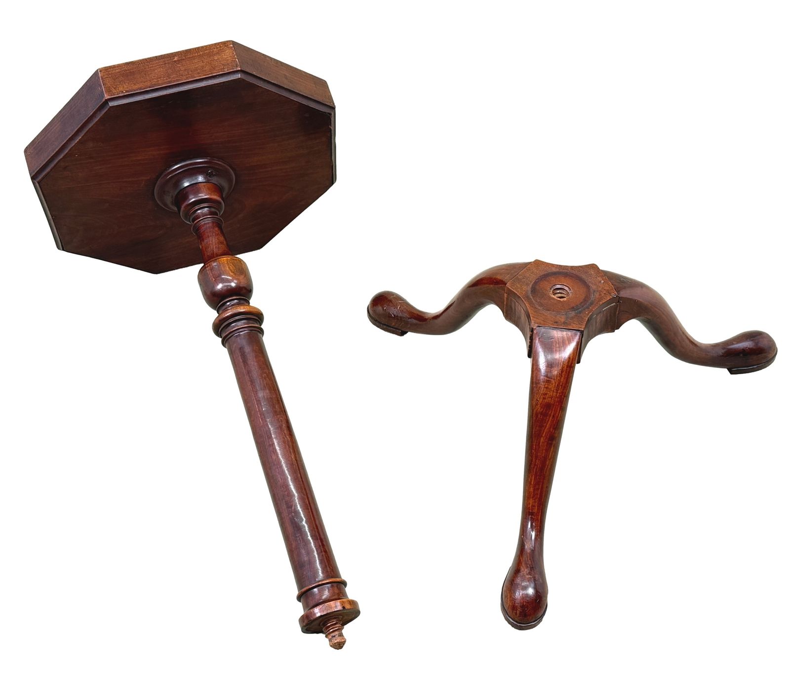 Torchère d'époque georgienne en acajou, XVIIIe siècle (Angleterre, vers 1750) photo vinterior