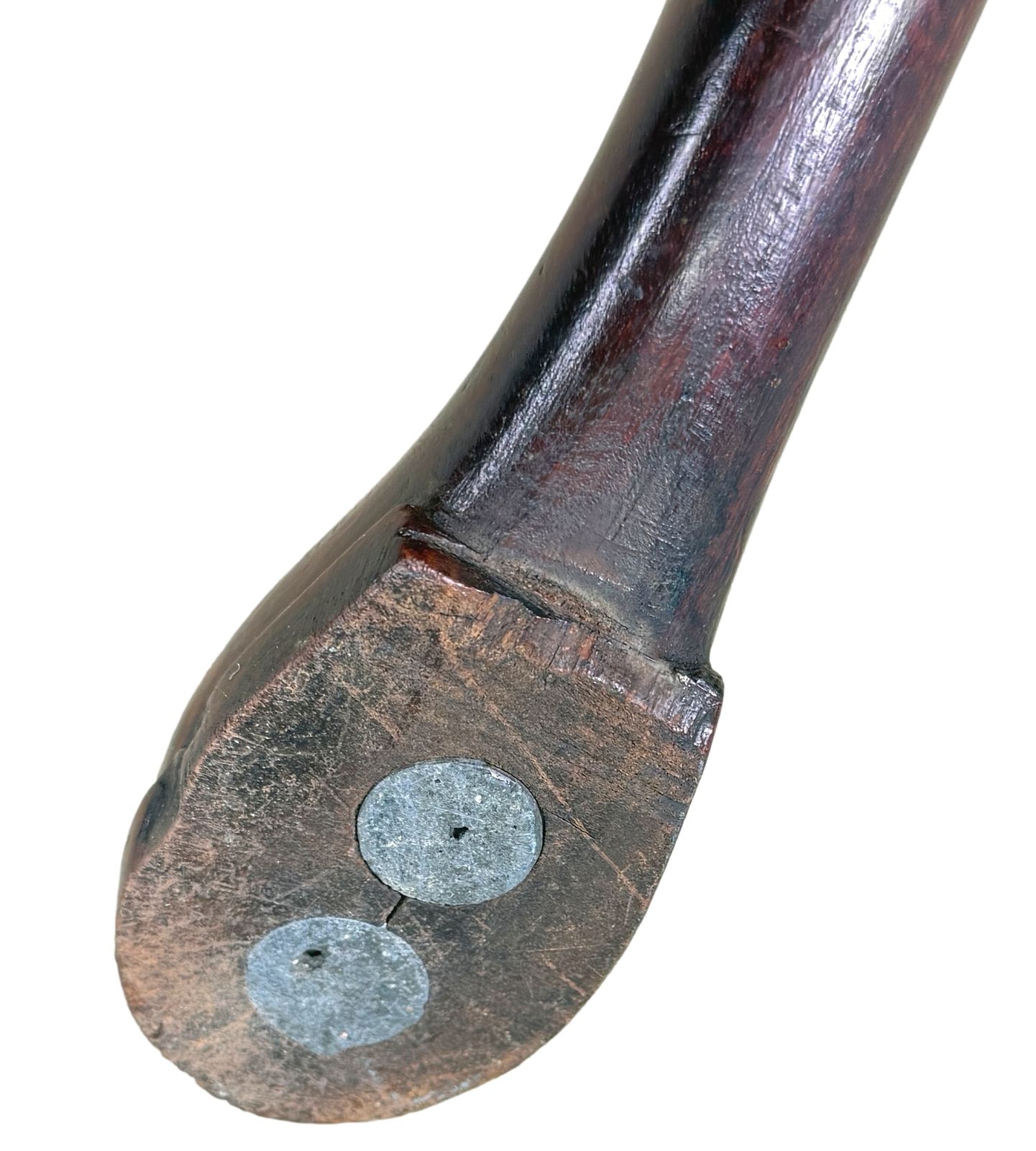 Zeldzame 18e-eeuwse Georgische mahonie torchere kandelaarstandaard (Engeland, ca. 1750) photo vintage