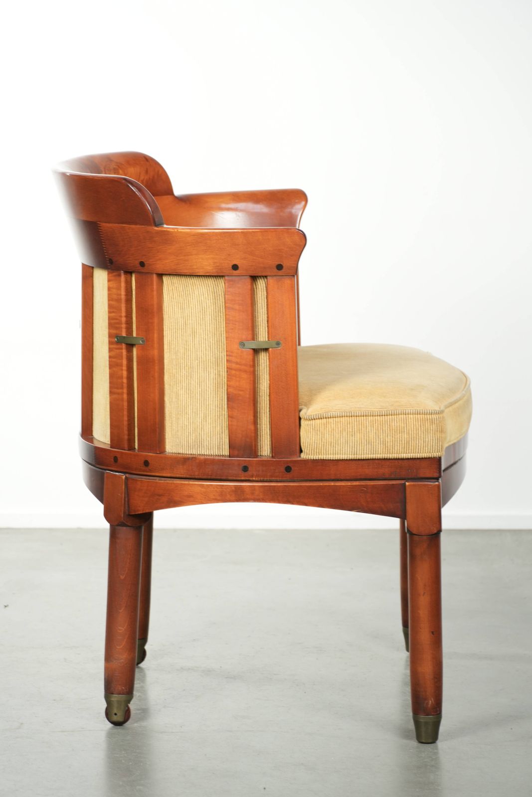 Beautiful Schuitema Design Occasional/Dining Chair From The Shaker Series, With Luxurious Yellow Fabric Upholstery photo for sale
