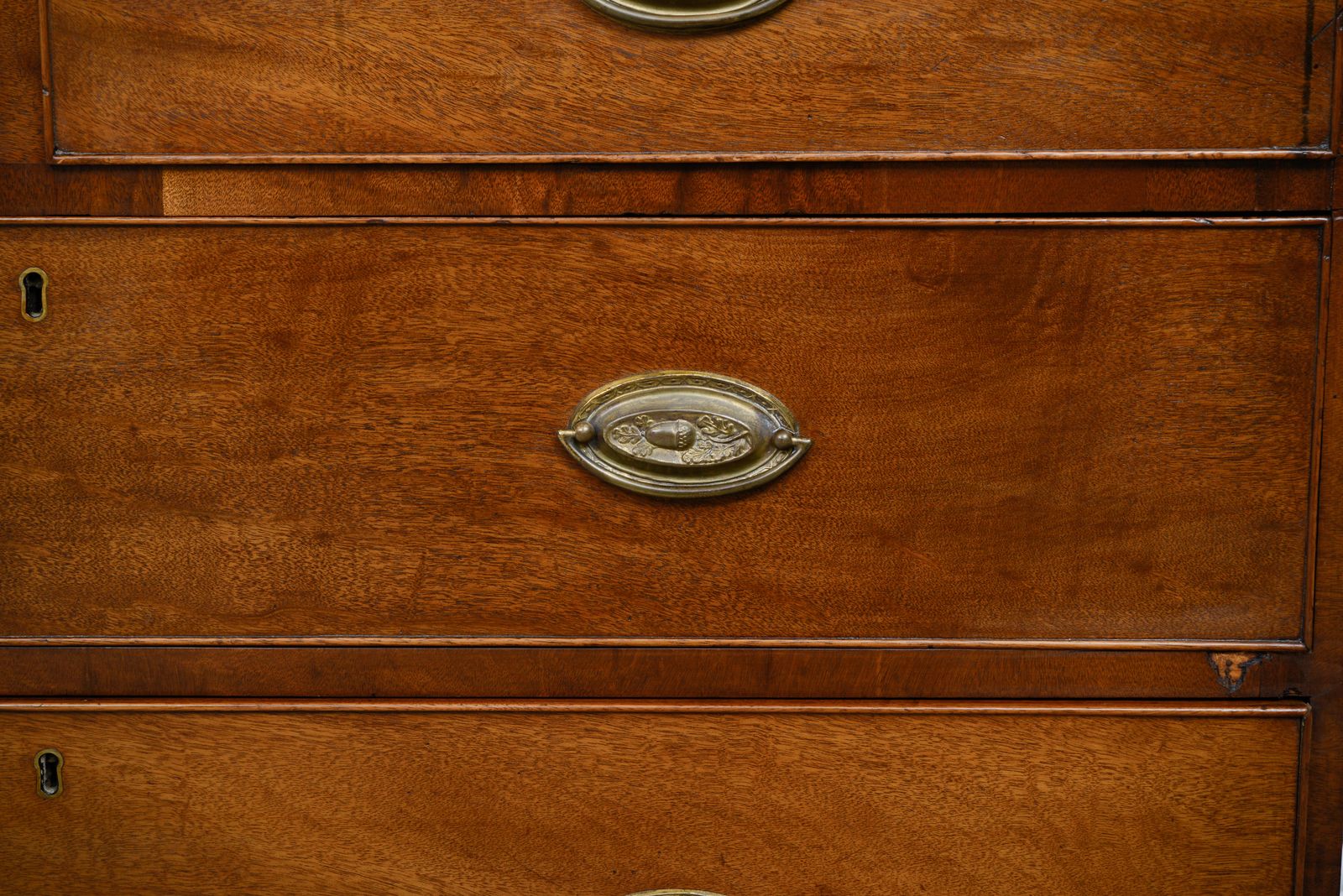 Georgian Mahogany Chest Of Drawers   2 Over 2 photo vintage