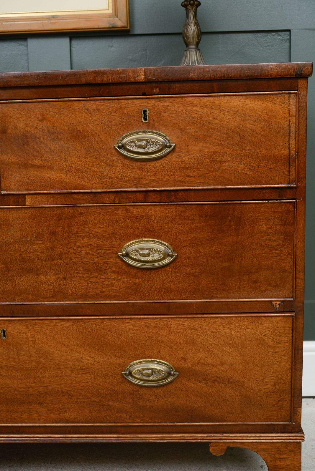 photo furniture Georgian Mahogany Chest Of Drawers   2 Over 2