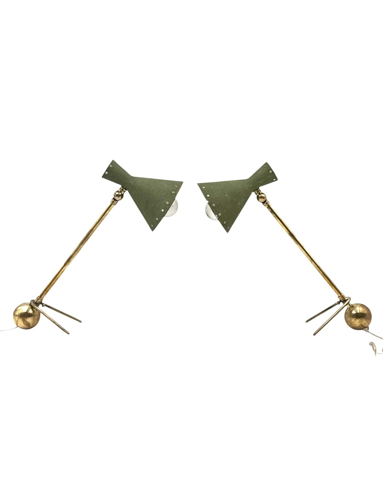 photo furniture Mid Century Set Of 2 Table Lamps, Attrib. To Stilnovo Milano Italy, 1950s