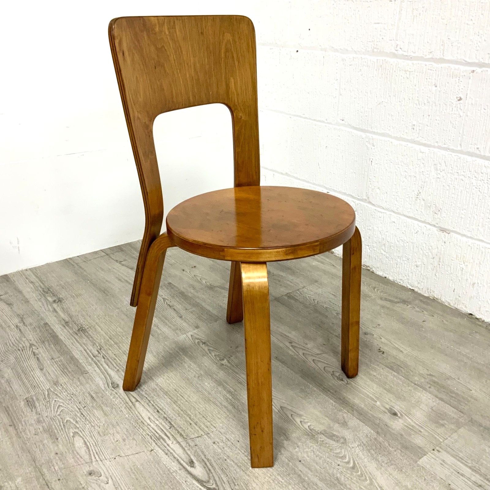 4495.0 A Set Of 4 Original “Finmar” Alvar Aalto Model 66 Dining Chairs 1930s Artek photo