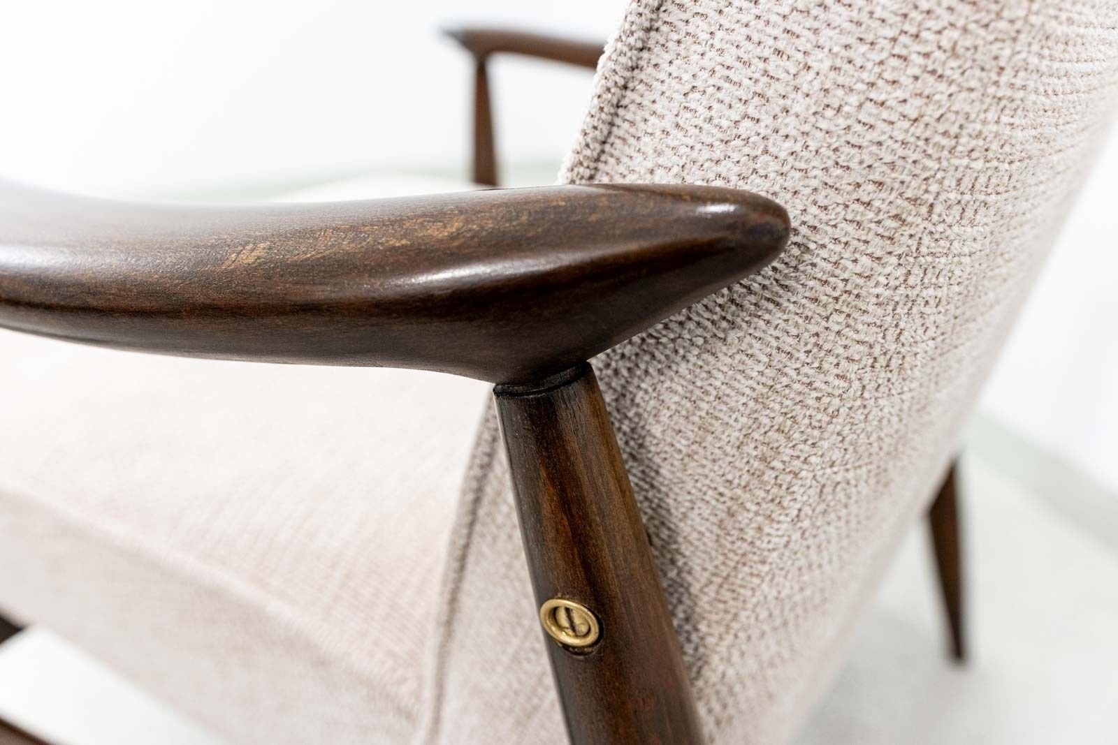 800.0 Mid Century Fauteuil Gfm 87 Van Juliusz Kędziorek, Gfm, Polen, Jaren 1960 photo