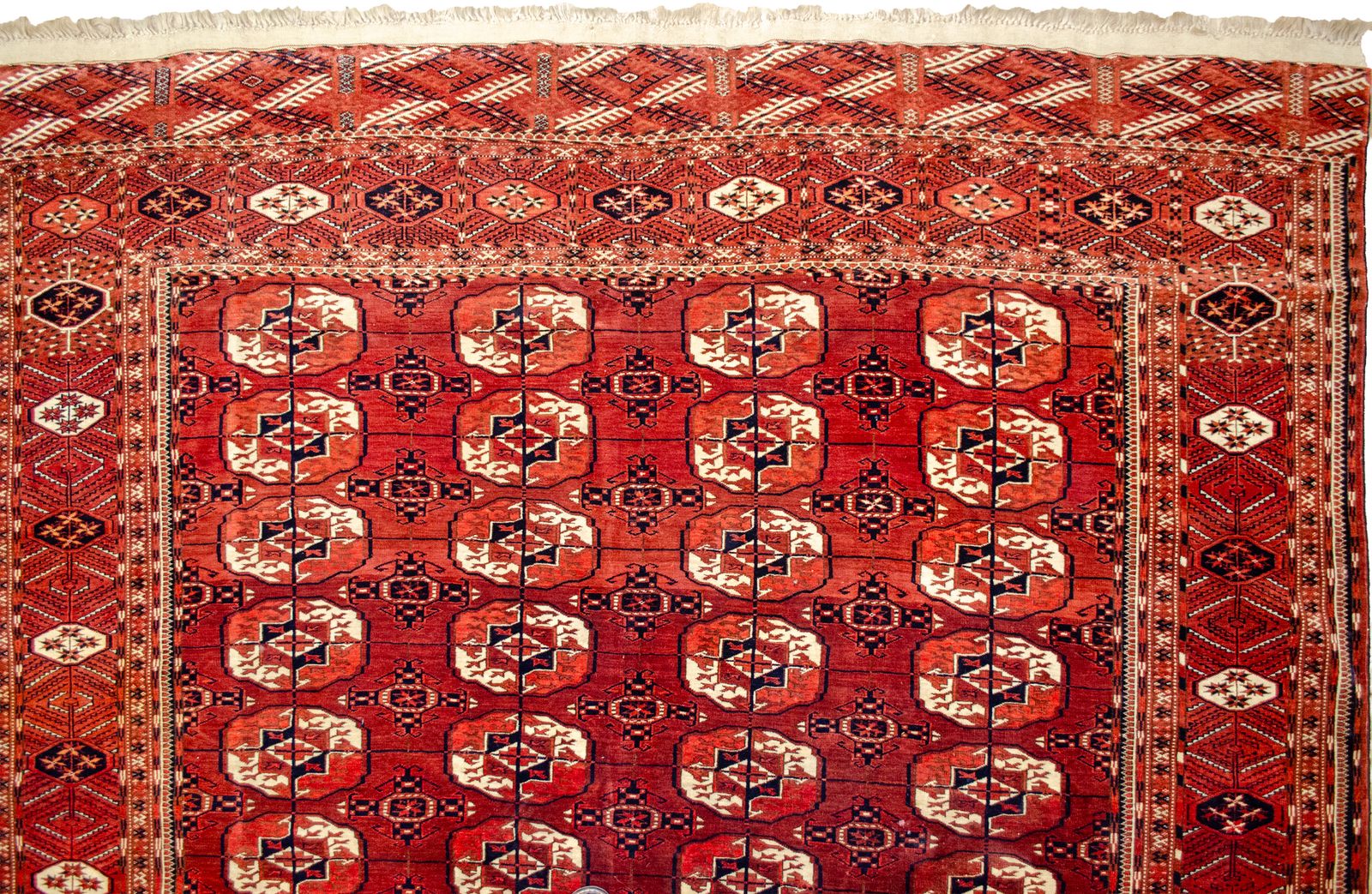 Antique Turkman Carpet 310x220cm photo Textiles