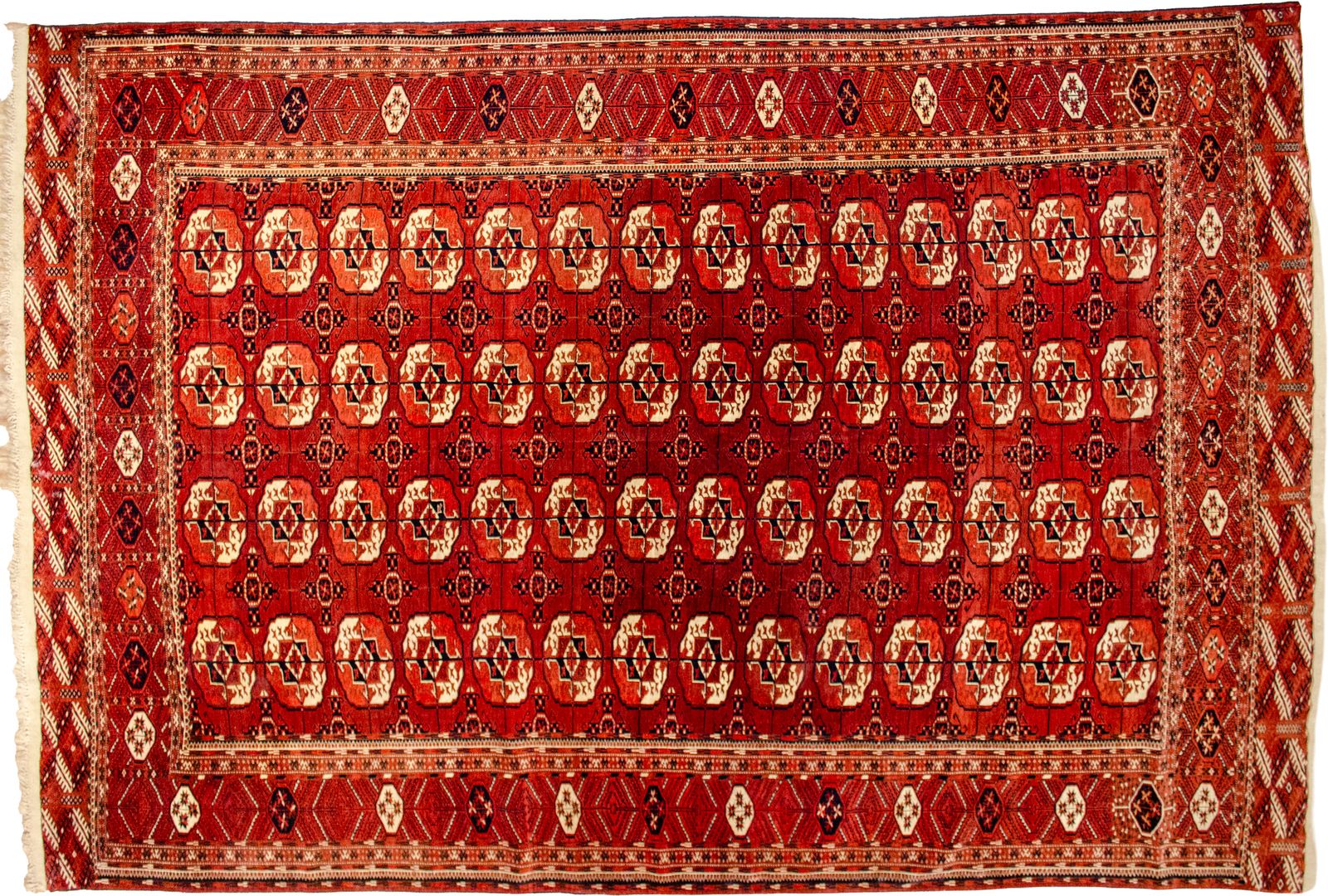 Antique Turkman Carpet 310x220cm photo vintage