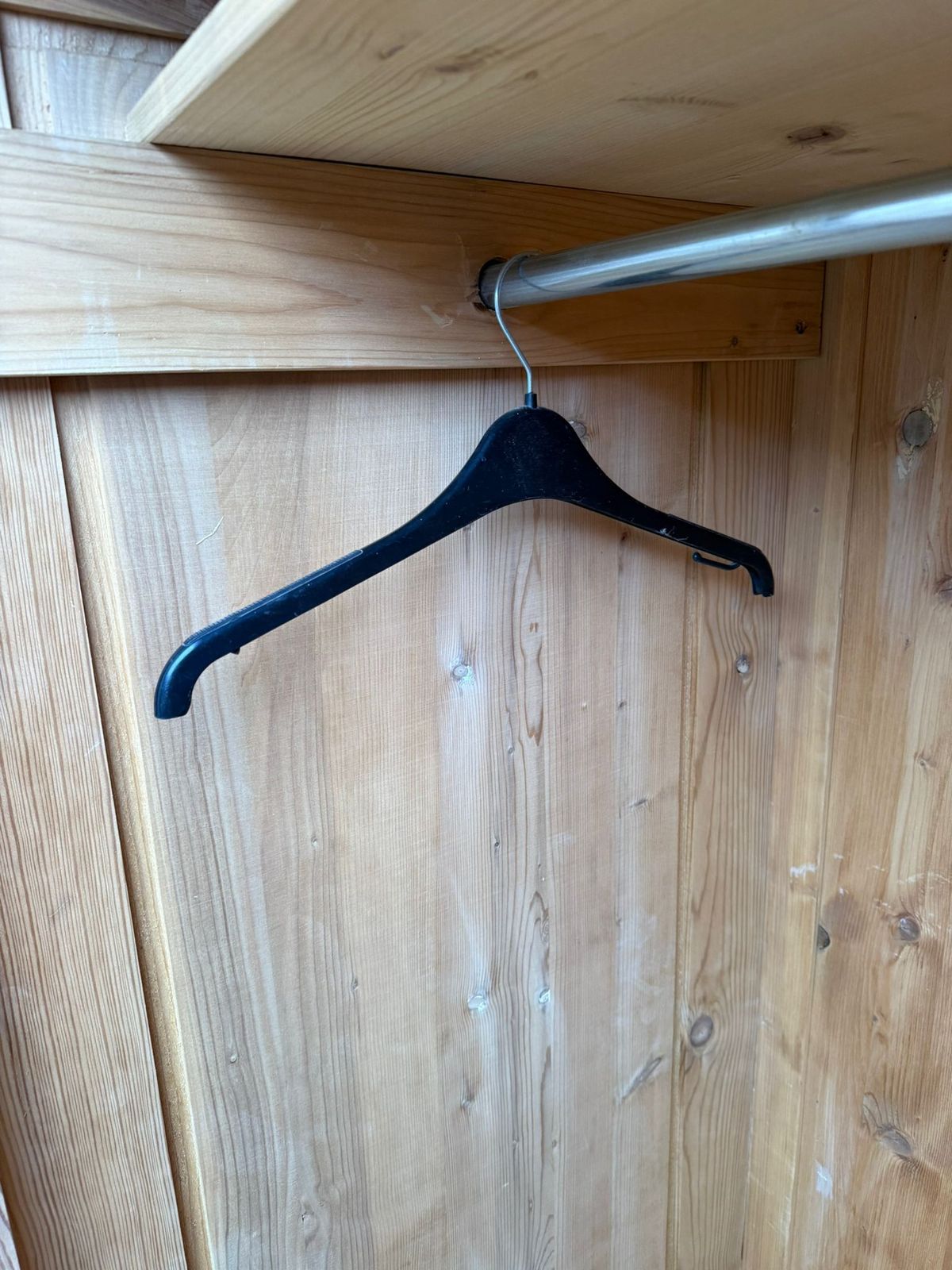 photo for sale A Superb Large Antique Pine Triple Knockdown Wardrobe To Paint /Wax