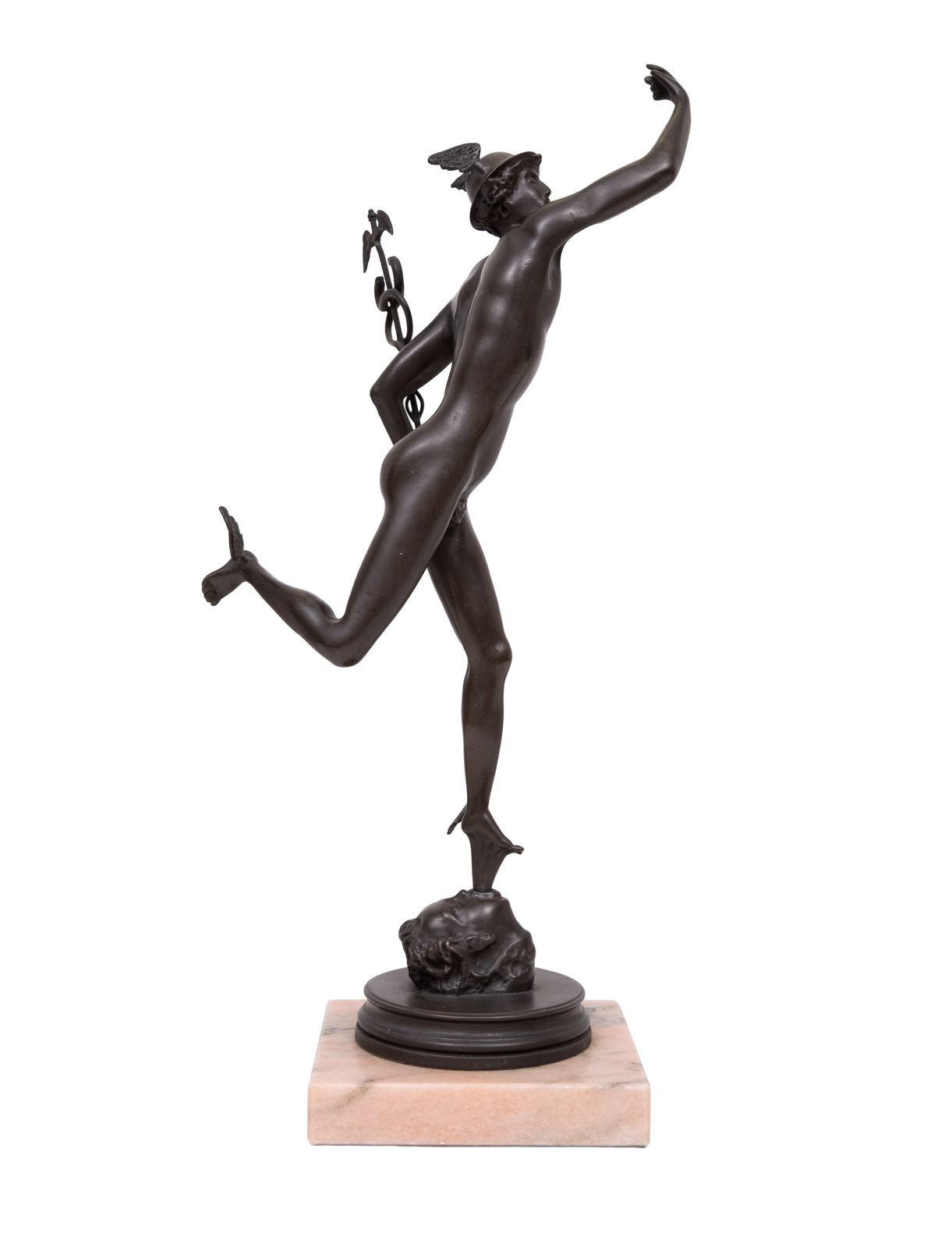 photo furniture Italian Bronze Sculpture Of Mercury/Hermes After Giambologna