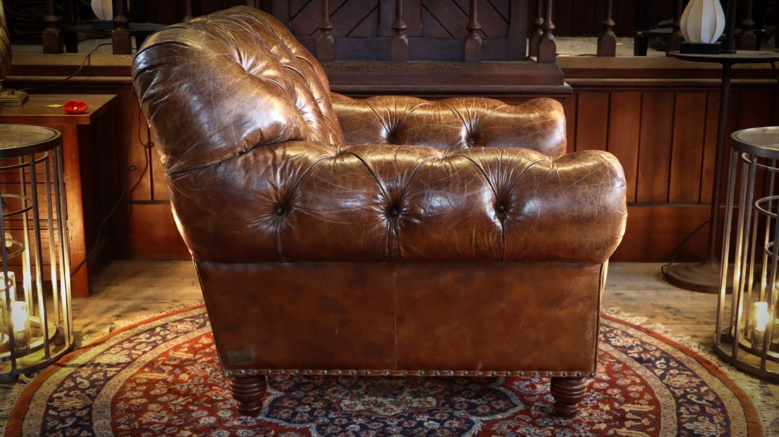 2100.0 Stunning Timothy Oulton Heritage Cigar Club Leather Armchair Antique Whisky 🚚🚚 photo