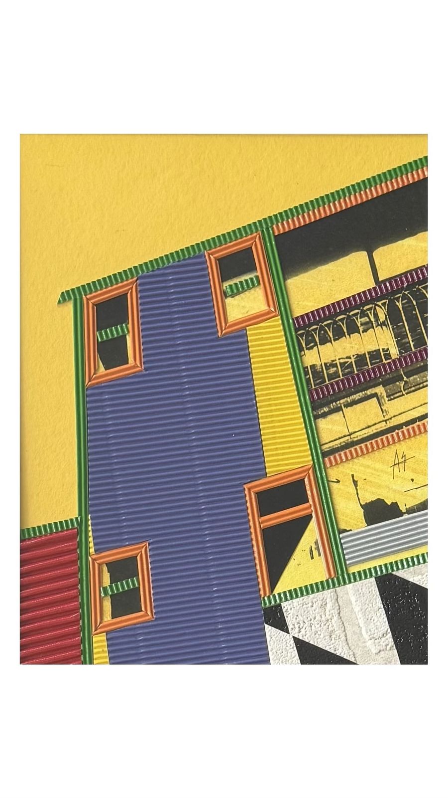 Art Daniel Horacio Aguirre (1950 2021), Trio Of Mixed Media Architectural Studies, Circa 1990 photo