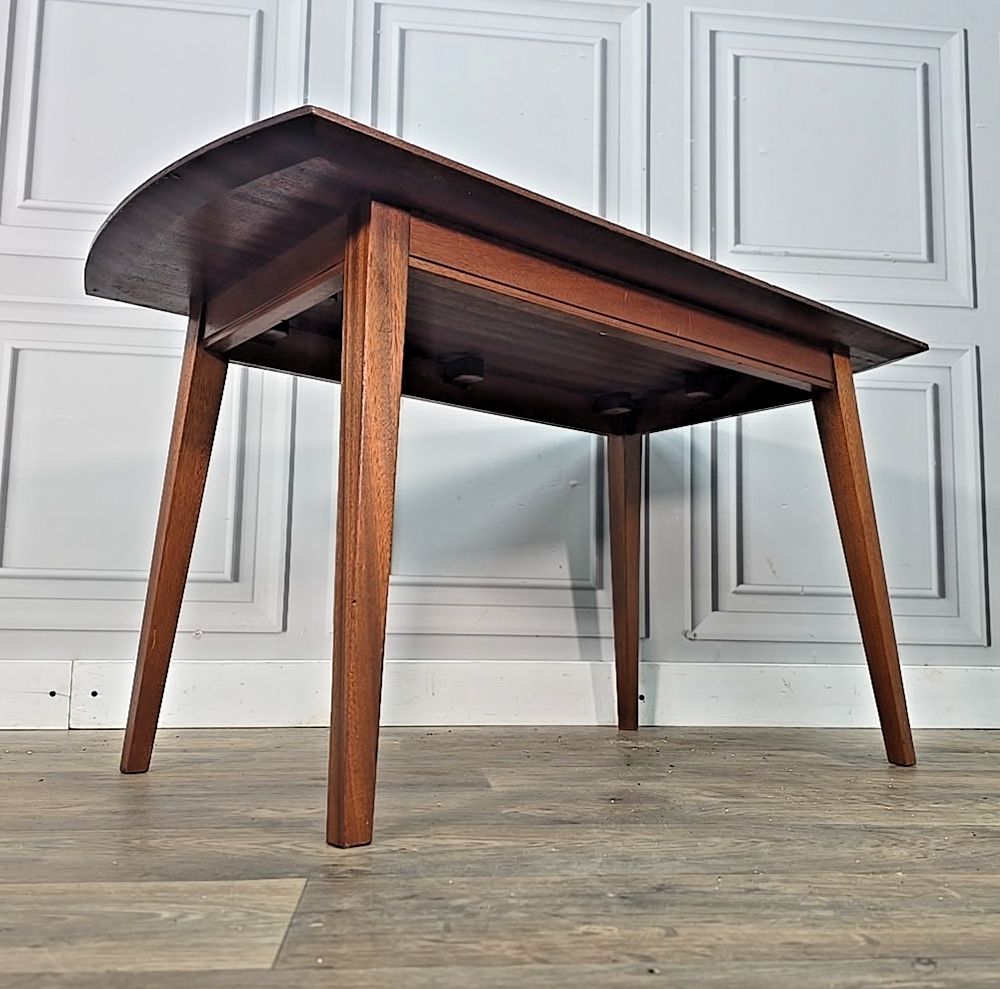 Vintage Coffee Table Danish Inspired  Atomic Sputnik Mid Century Teak Wooden