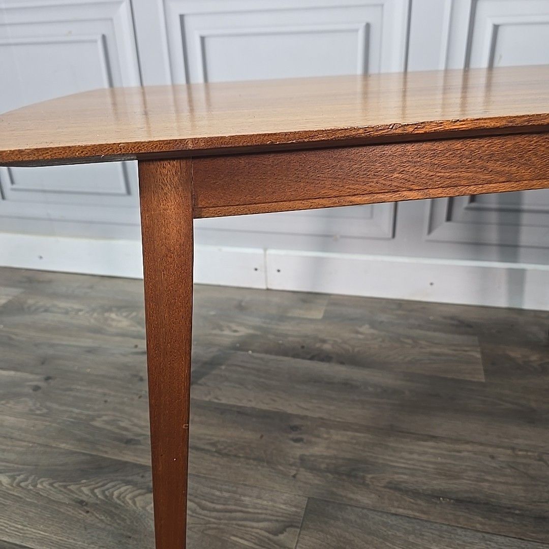 photo vintage Vintage Coffee Table Danish Inspired  Atomic Sputnik Mid Century Teak Wooden