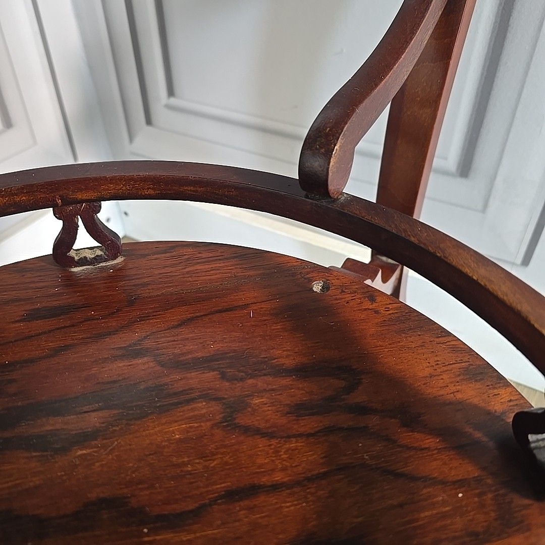 Antique Aesthetic Movement Table – Inlaid Window Side Centre End Table Wooden photo buy