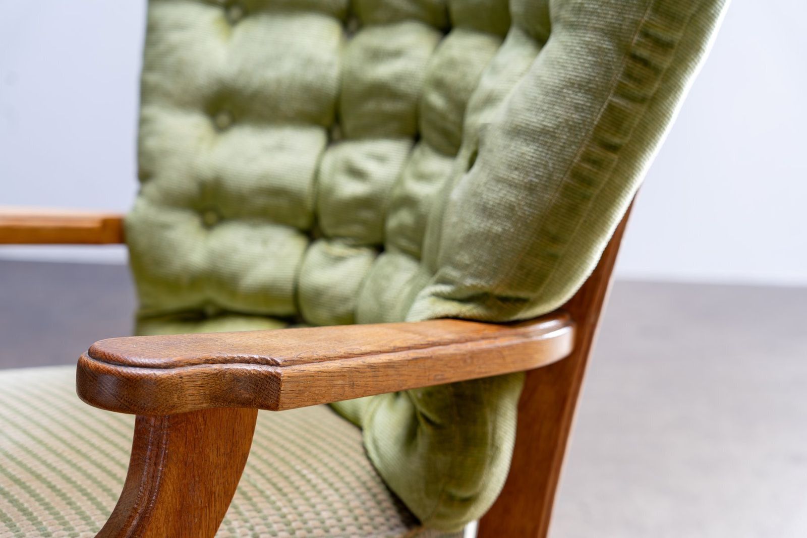 Oak Lounge Chairs By Guillerme Et Chambron Votre Maison, France, 1960s, Set Of 2 photo Furniture