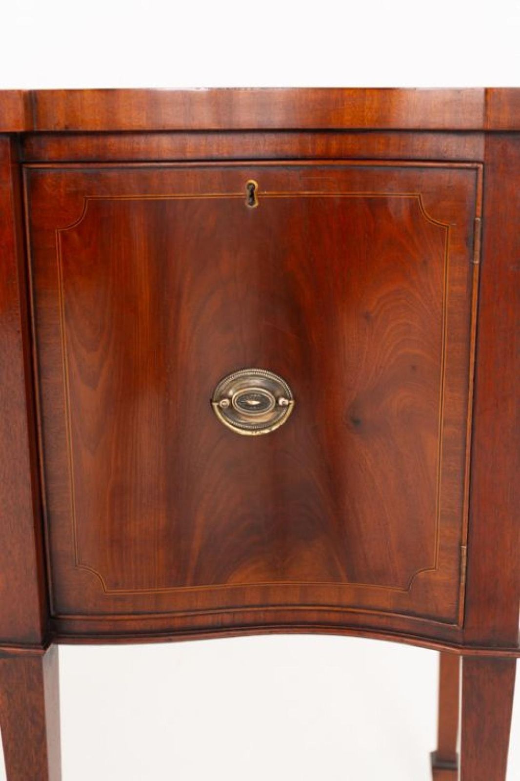 Period Georgian Sideboard Mahogany Serpentine Buffet 1790 photo Furniture