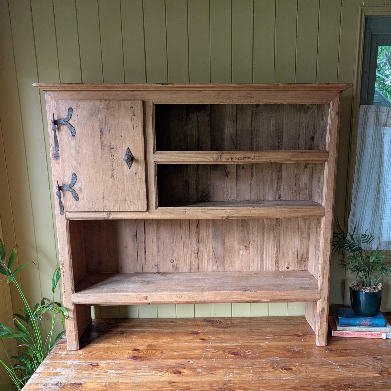 Antique French Countertop Shelving Unit photo Furniture