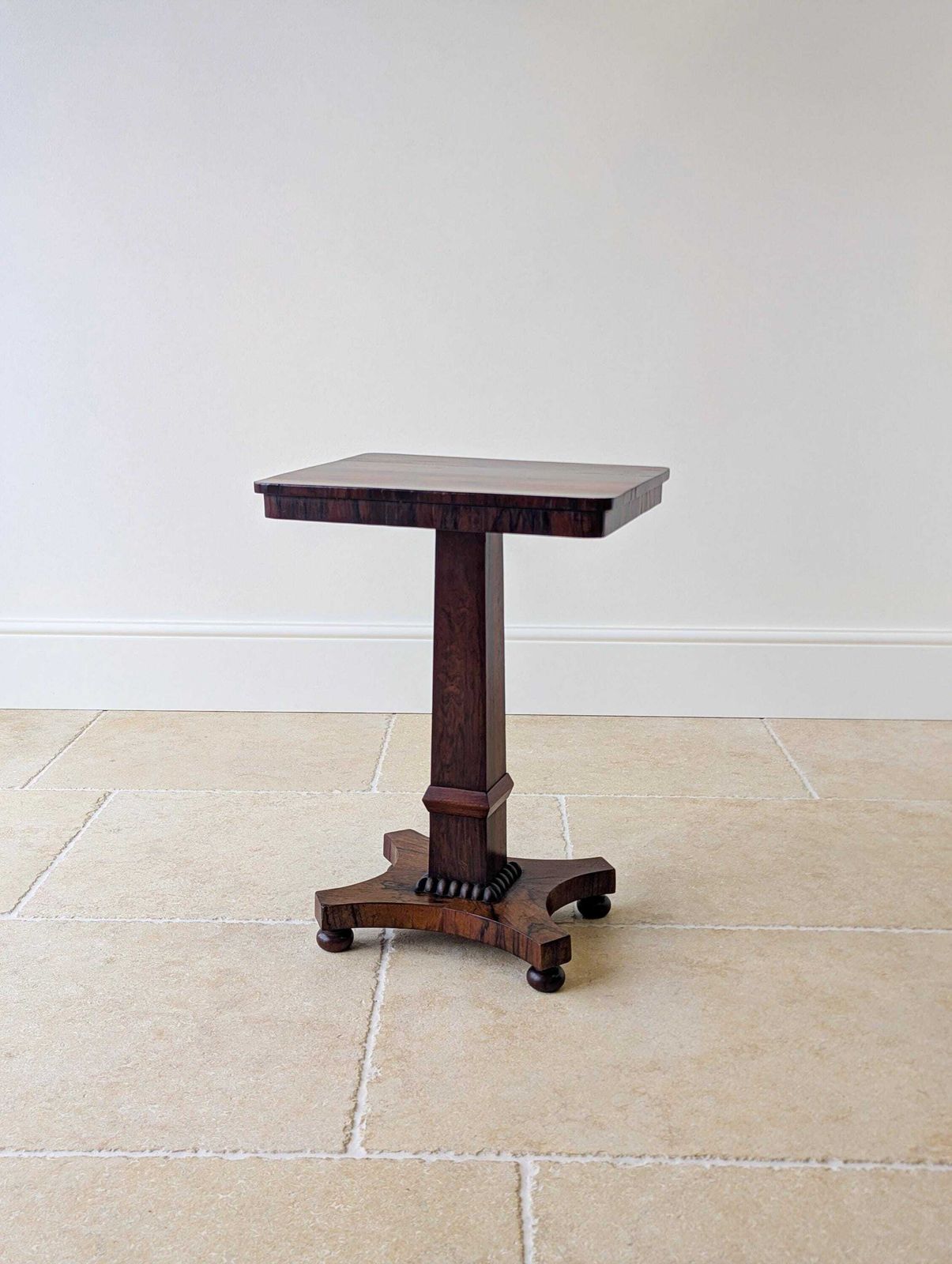 Antique Regency Rosewood Pedestal Occasional Table C.1820 photo for sale