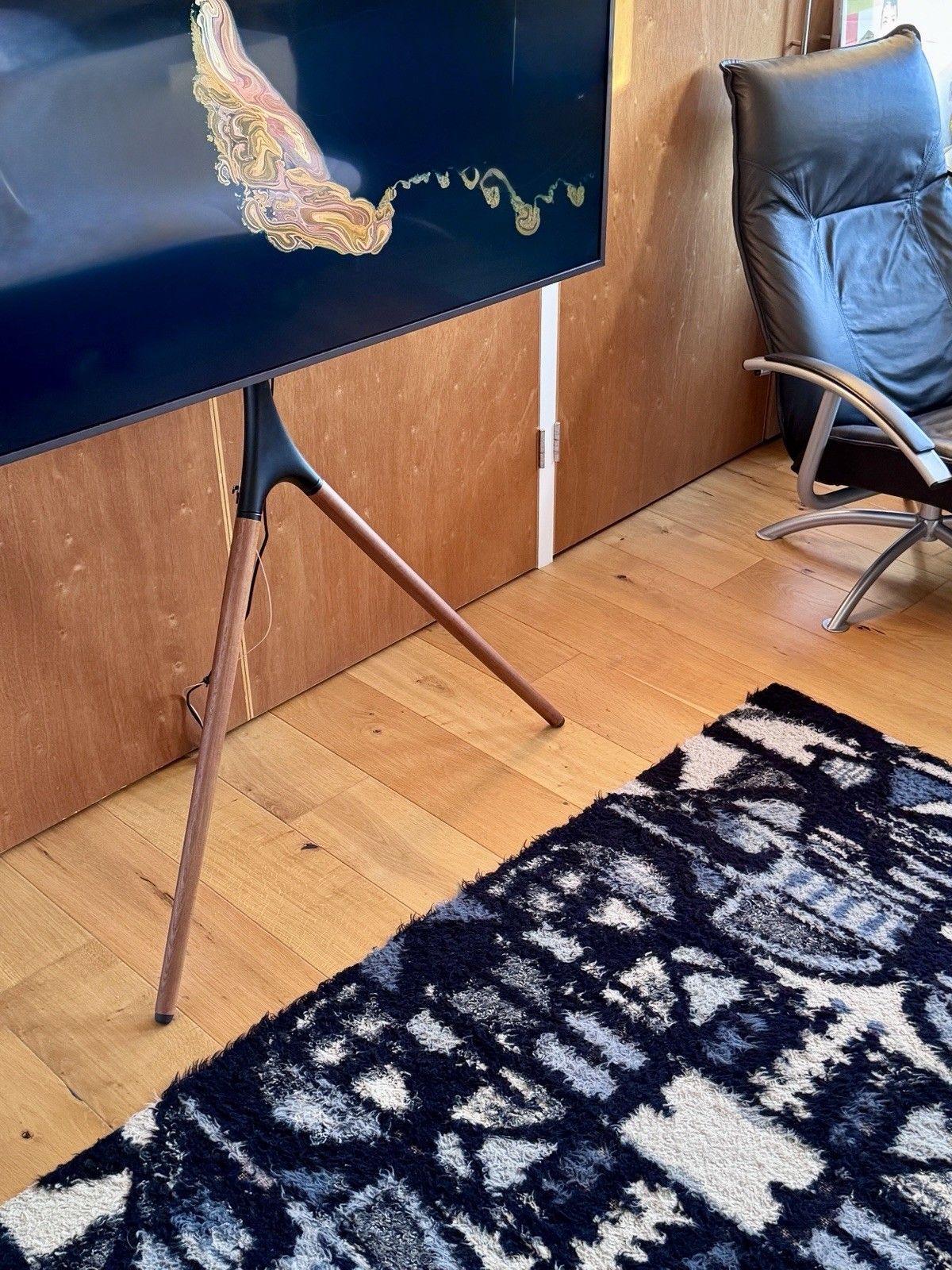 photo furniture Mid Century Scandinavian Style Modernist Rug 115cm X 180cm