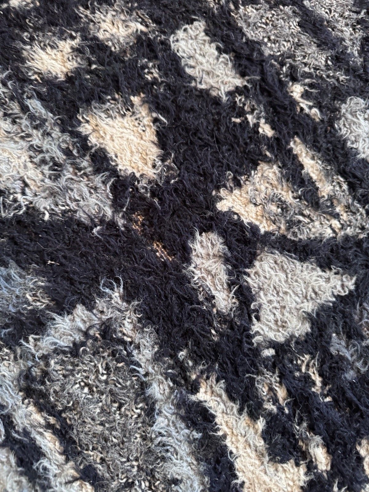 110.0 Mid Century Scandinavian Style Modernist Rug 115cm X 180cm photo