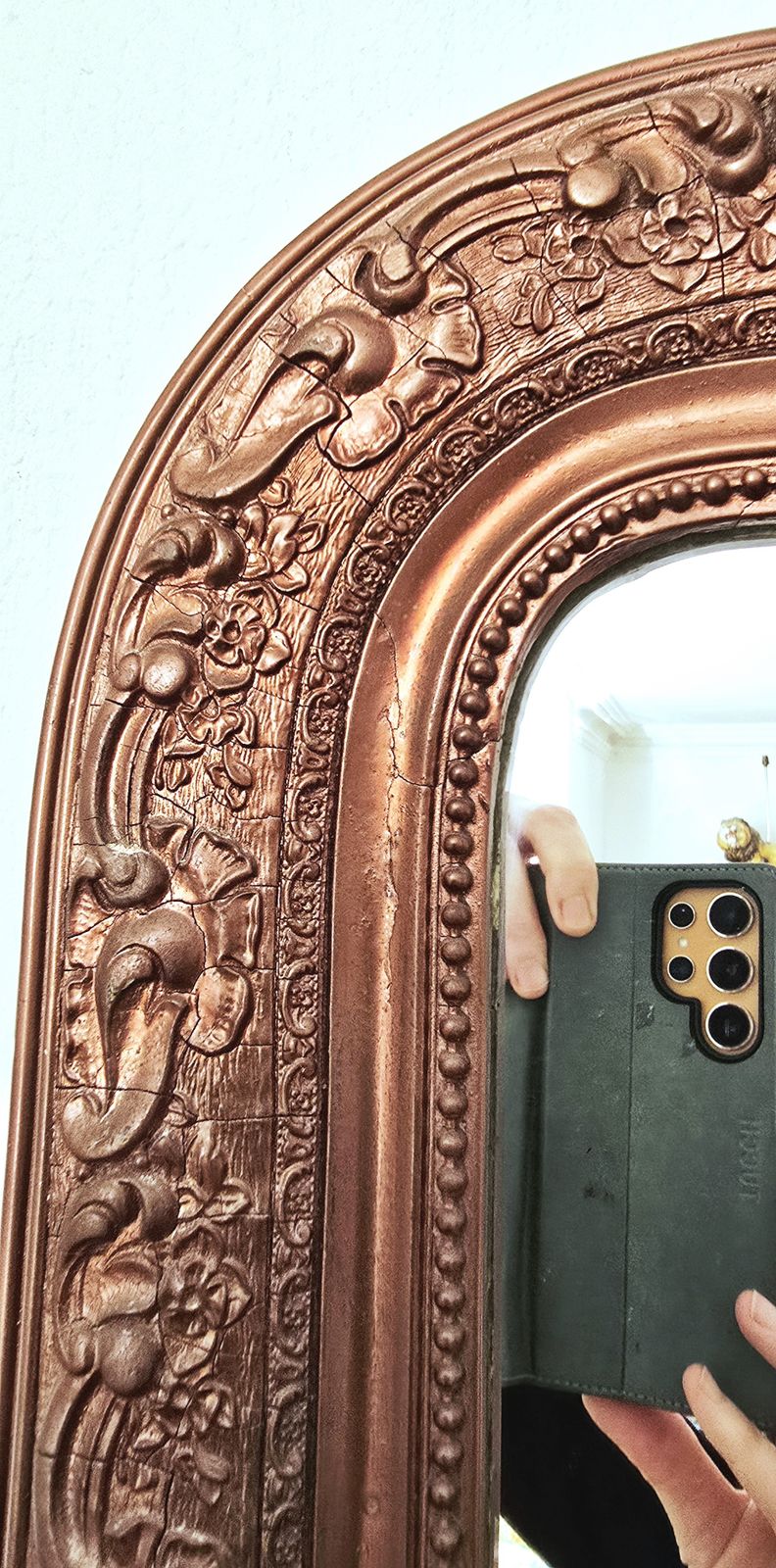 An Antique French Louis Philippe Overmantle Or Wall Mirror. photo 395.0