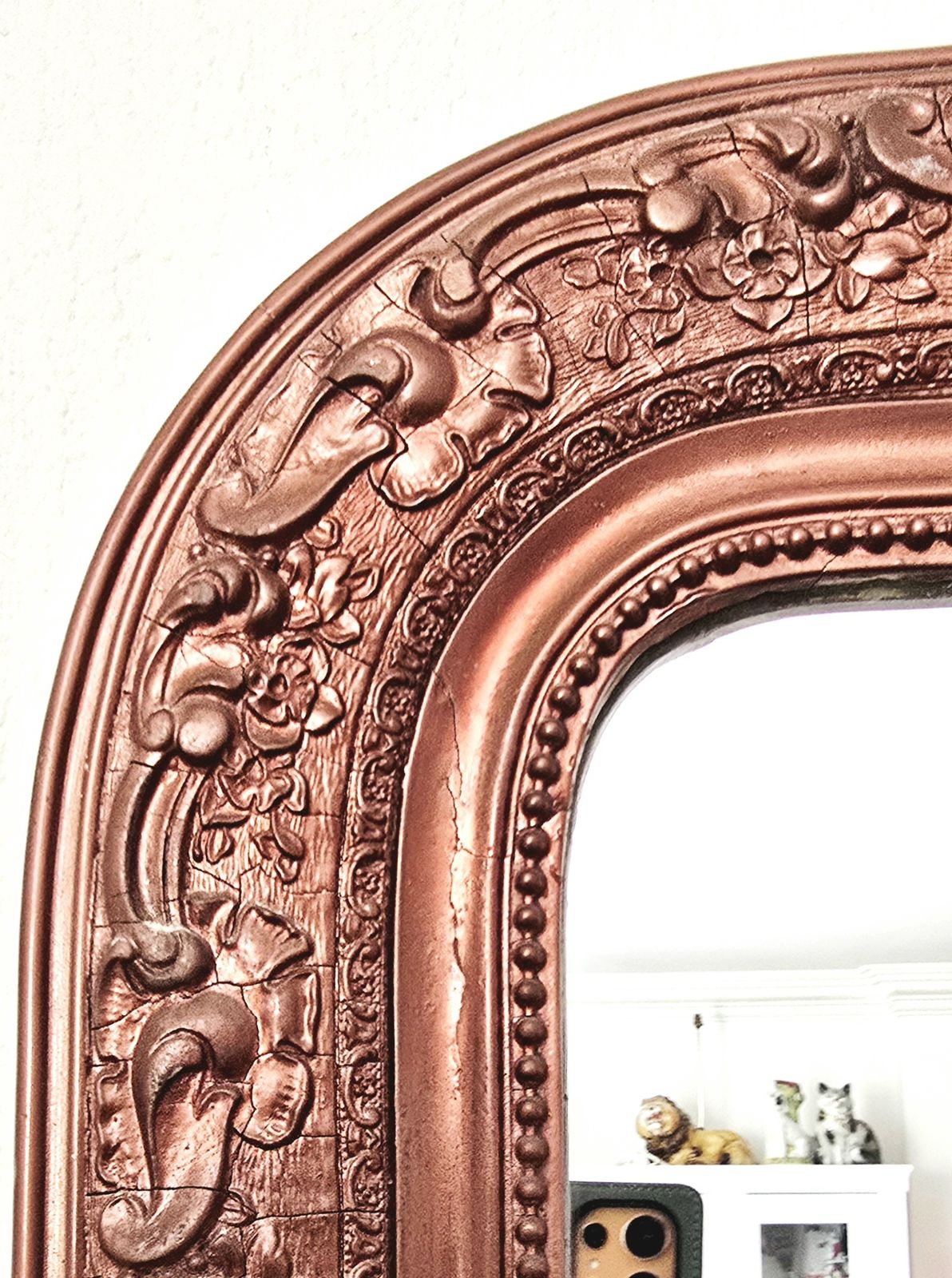 An Antique French Louis Philippe Overmantle Or Wall Mirror. photo vinterior