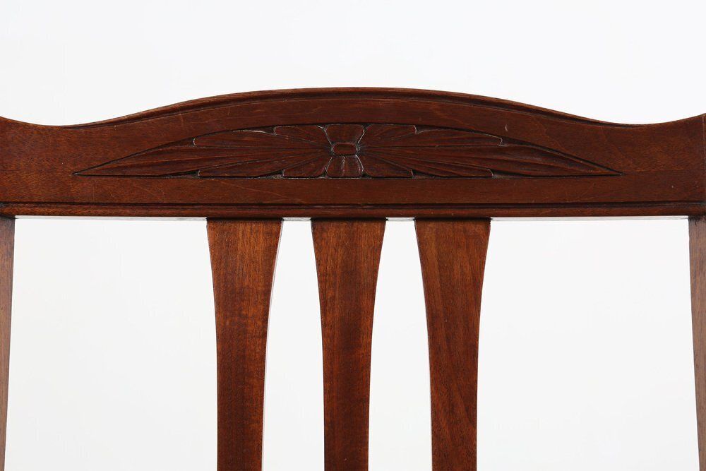 Antique Armchair With Cane Seat, France, 1890 photo for sale