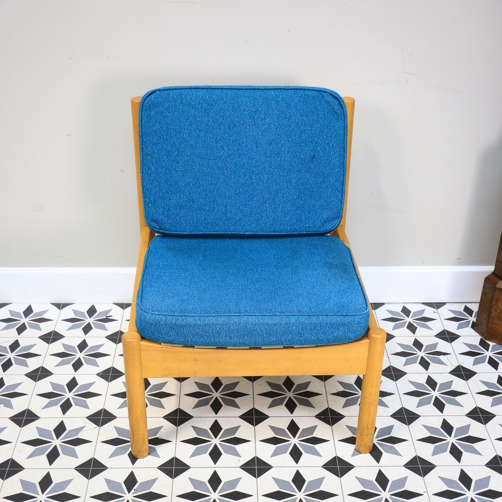 Ercol 747 Modular Lounge Chairs Set Of 2 In A Teal Blue. photo vinterior