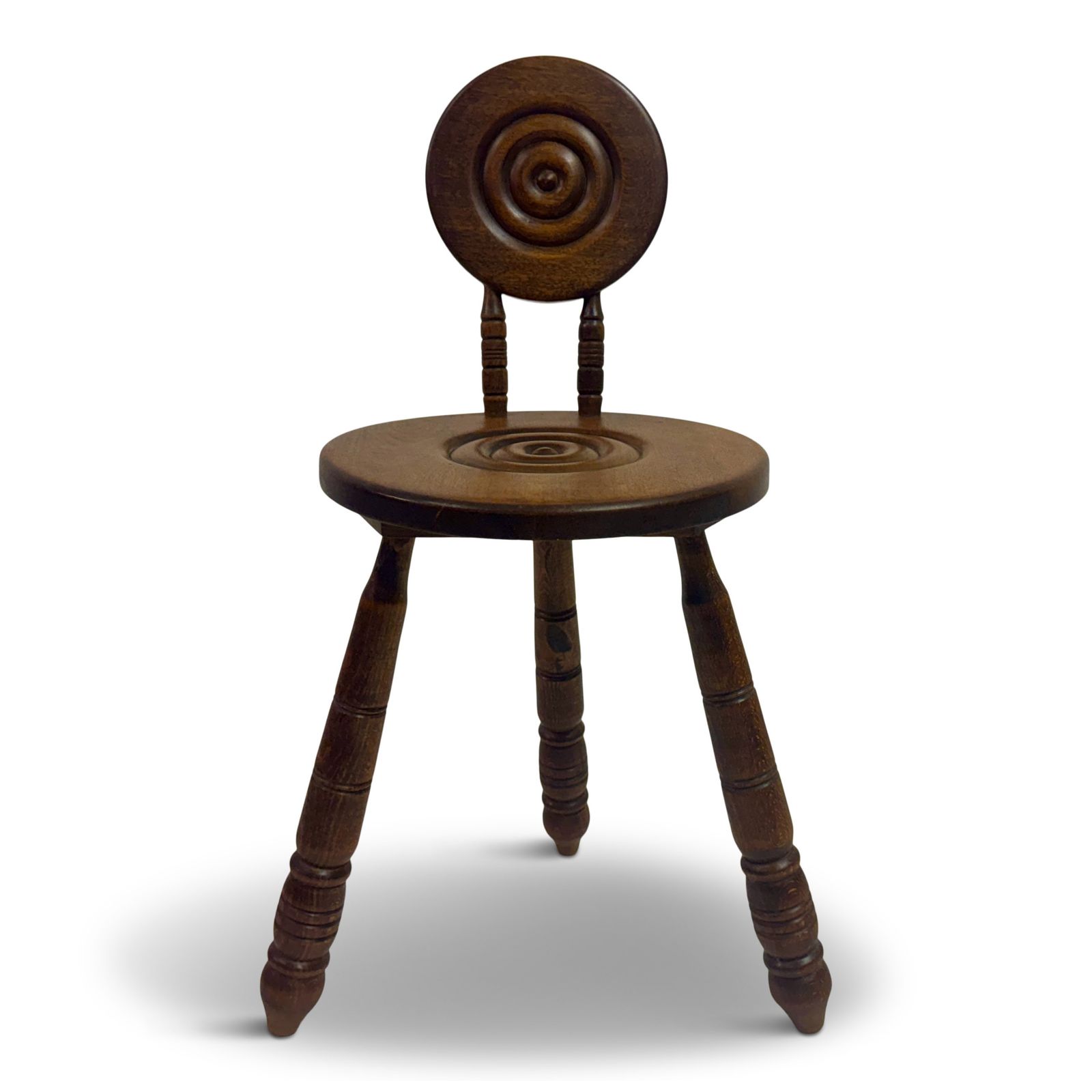French Carved Oak Chair In The Style Of Charles Dudouyt
