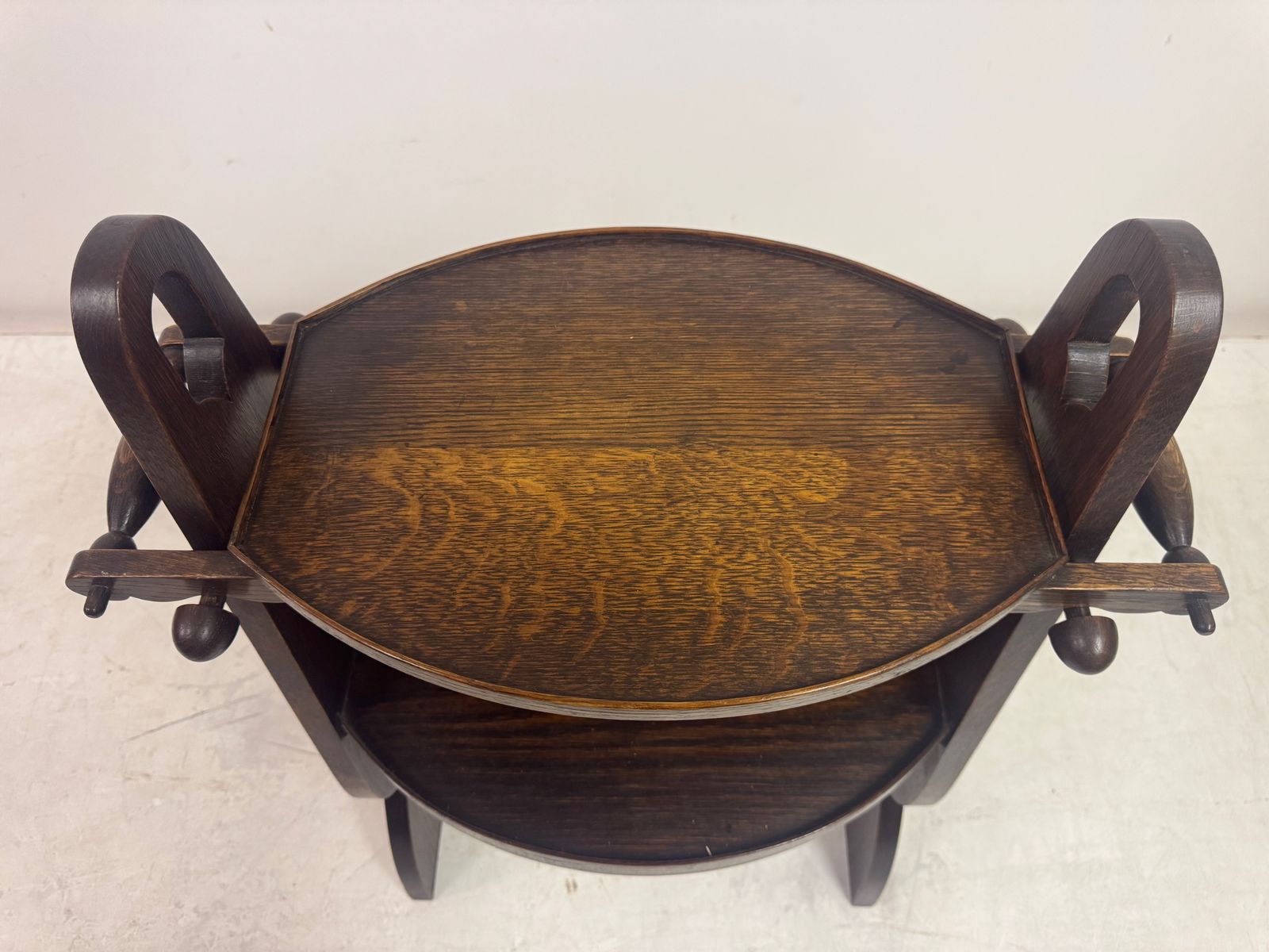 1930s Two Tier Etagere Side Table In The Style Of Charles Dudouyt photo Furniture