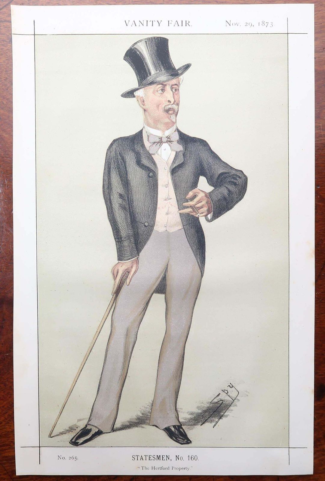 Set Of 12 Original Antique Vanity Fair " Spy " Prints Of " Statesmen ". 1873 photo furniture