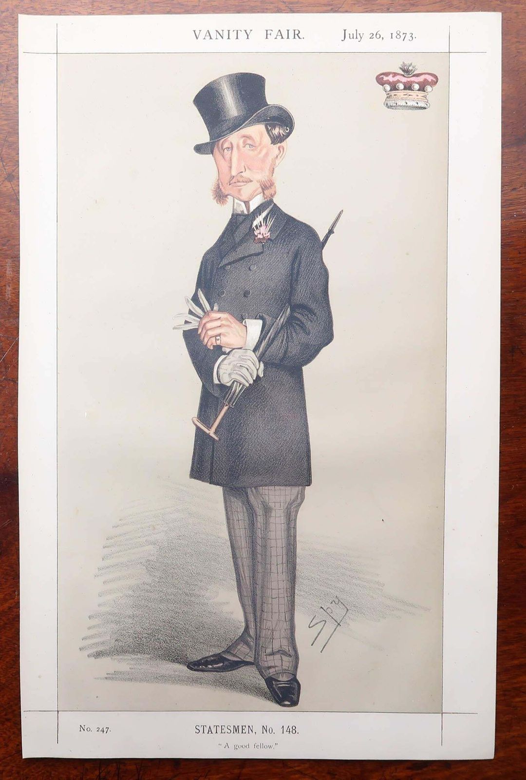 Set Of 12 Original Antique Vanity Fair " Spy " Prints Of " Statesmen ". 1873 photo vintage