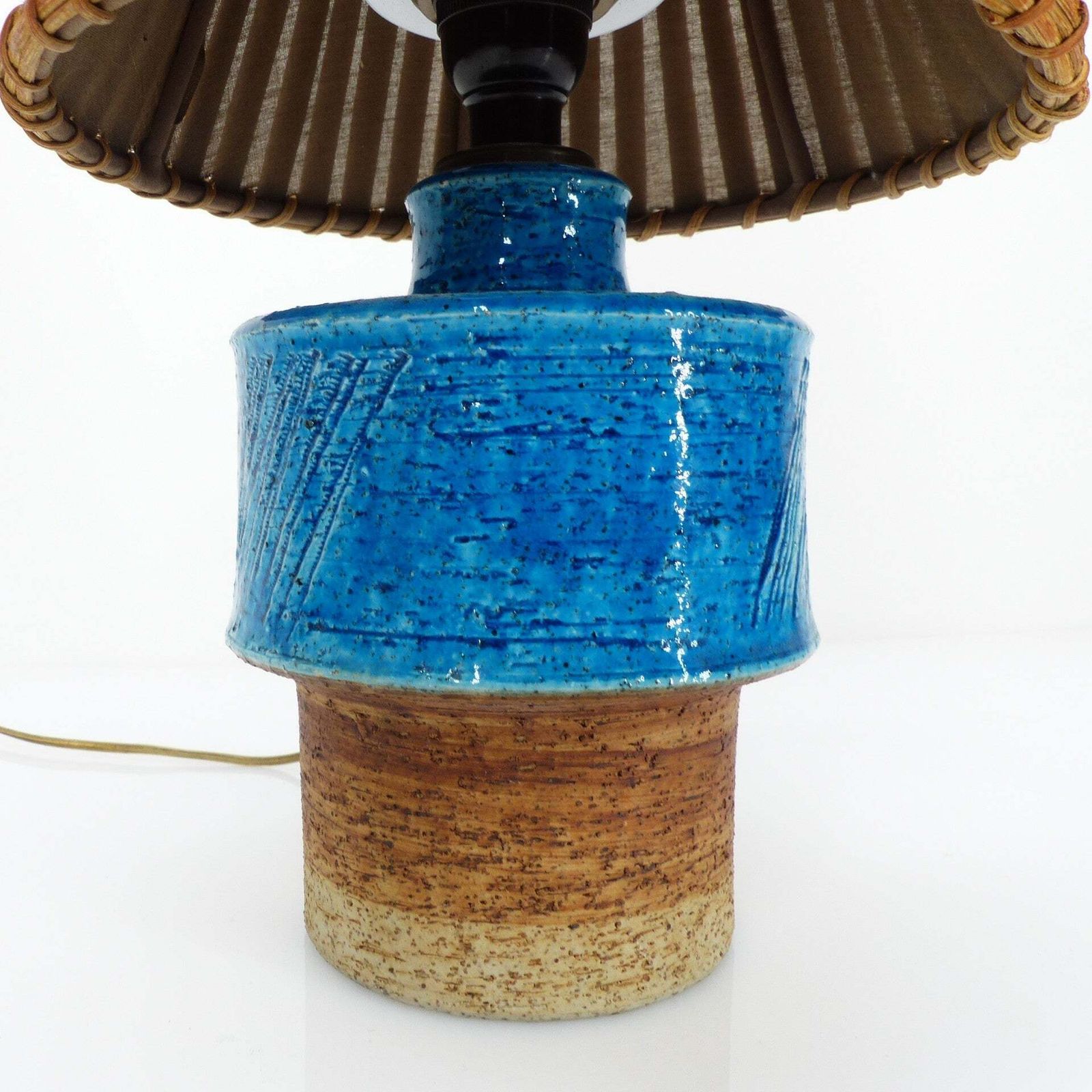 Scandinavian Ceramic Desk Or Bedside Lamp, Inger Persson For The Swedish Manufacturer Rörstrand, 1960 photo for sale