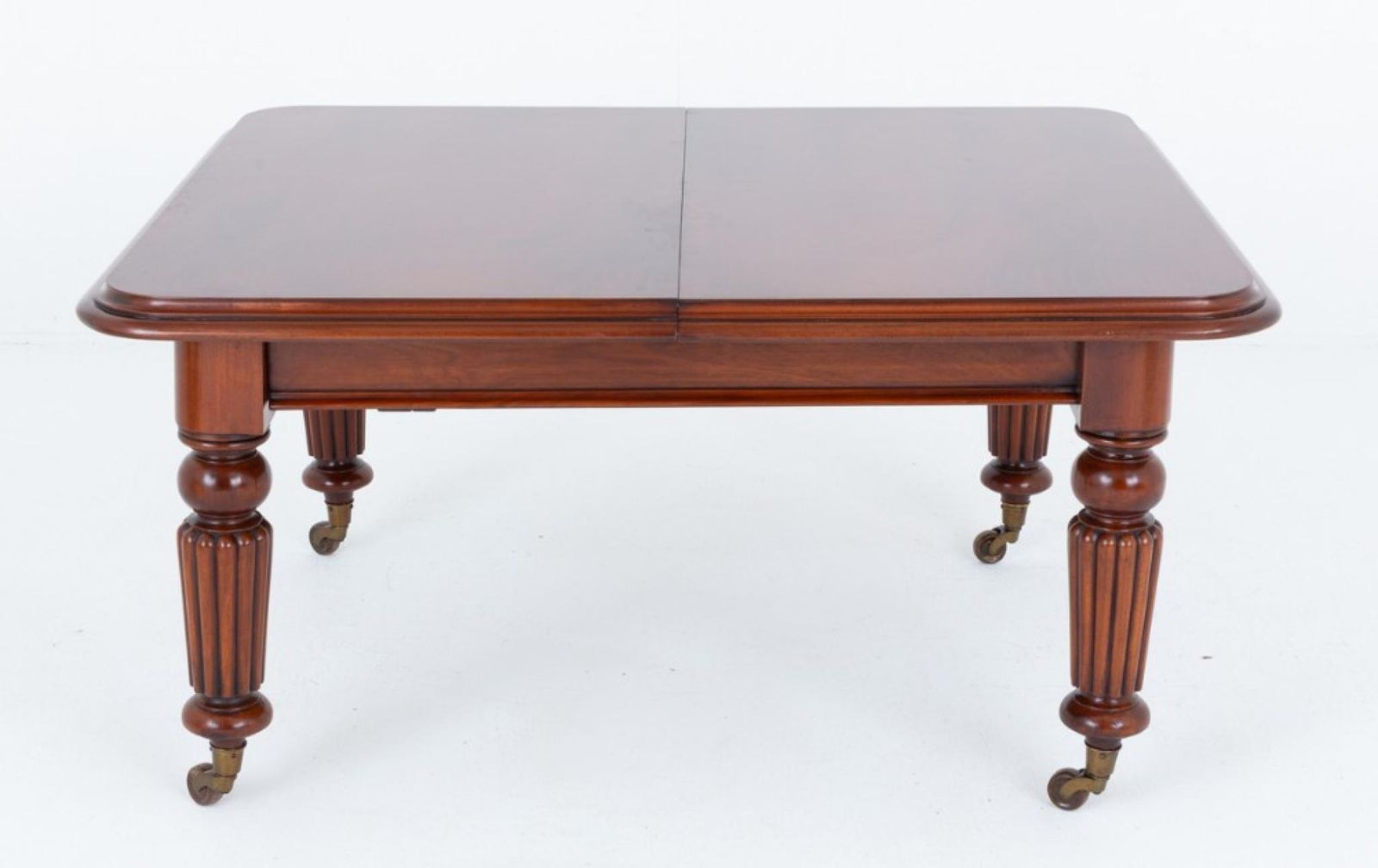 William IV Dining Table Mahogany Extending 14 Seater J Fitter photo for sale