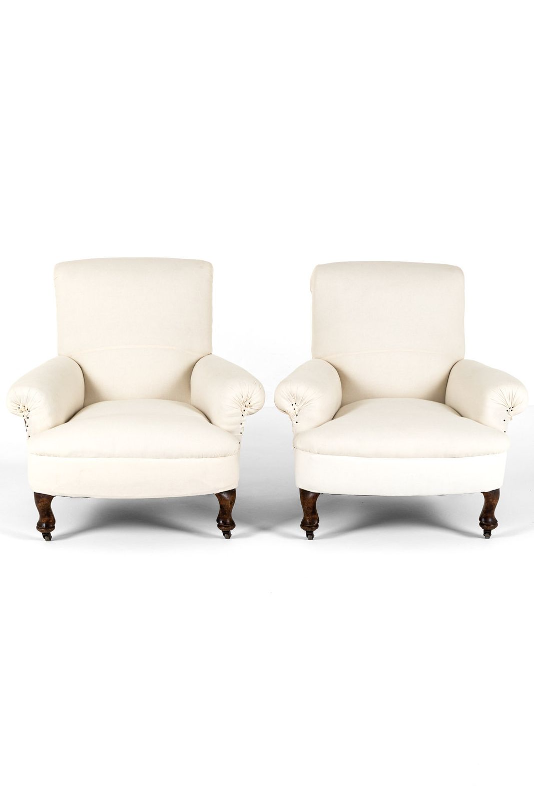 Pair Of 19th Century Armchairs In Calico photo furniture