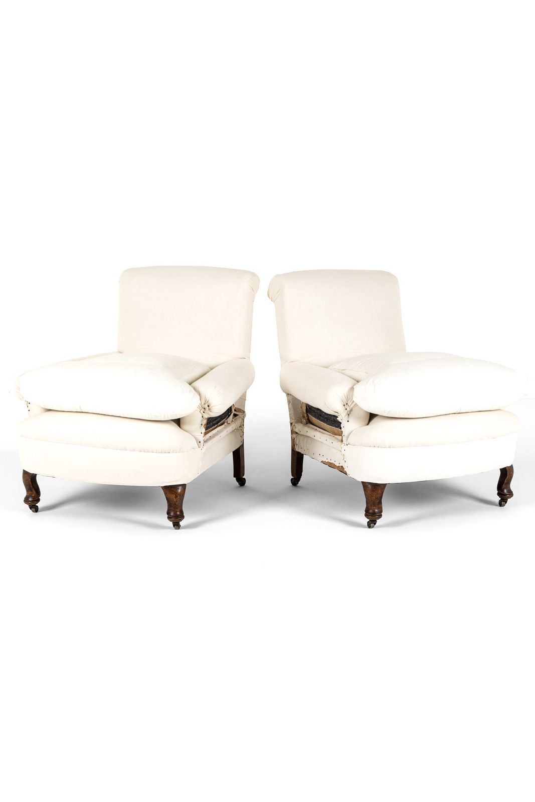 Pair Of 19th Century Armchairs In Calico photo 3118.0