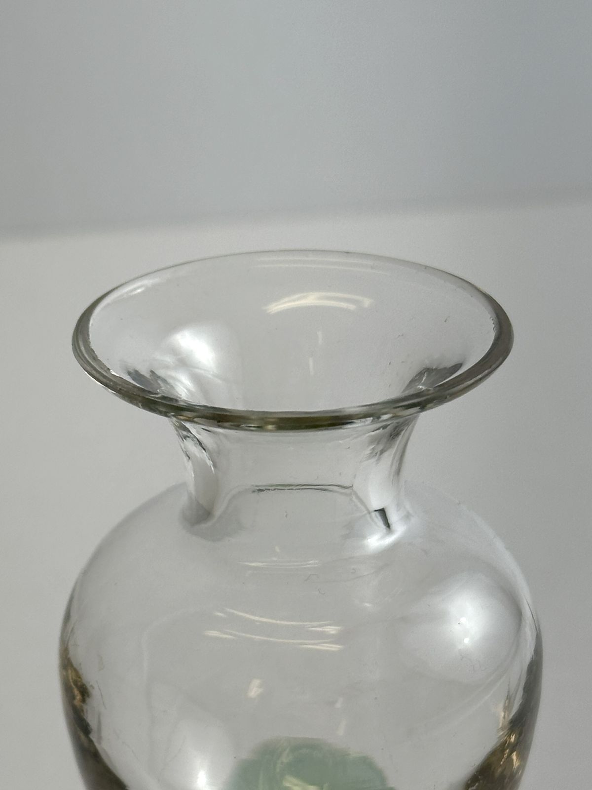 Harrach Soap Bubble Bud Vase, Antique Bohemian Czech Glass, Circa 1900 photo Home Decor