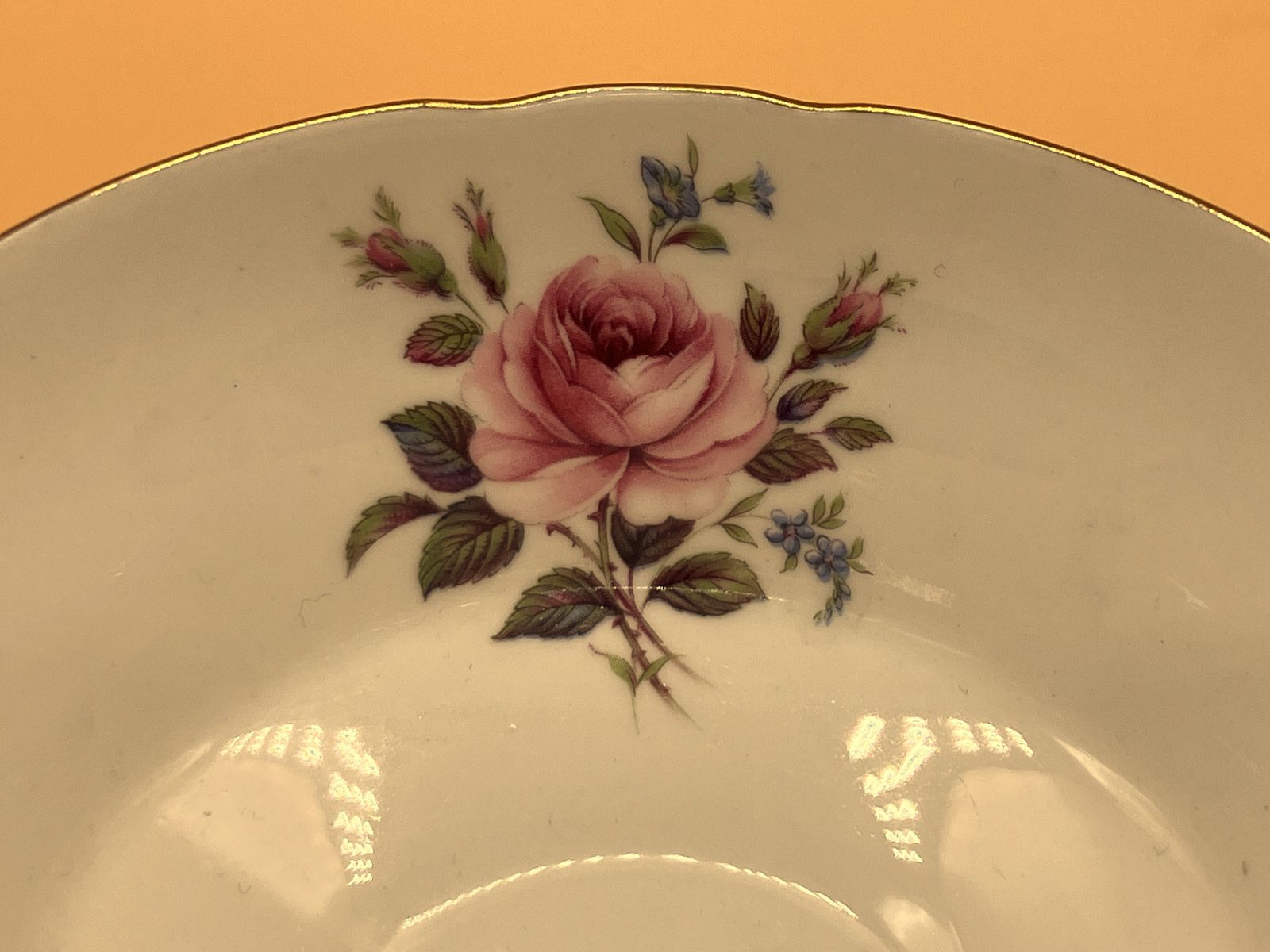 Vintage Paragon China Century Rose Creamer & Open Sugar Bowl Set. C1967. photo Home Decor