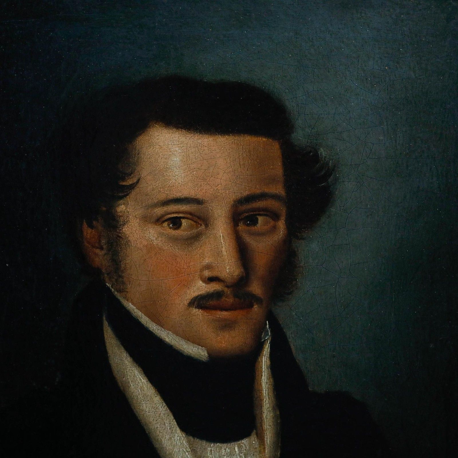 Biedermeier School Early 19th Century Oil Portrait Of A Gentleman photo vinterior
